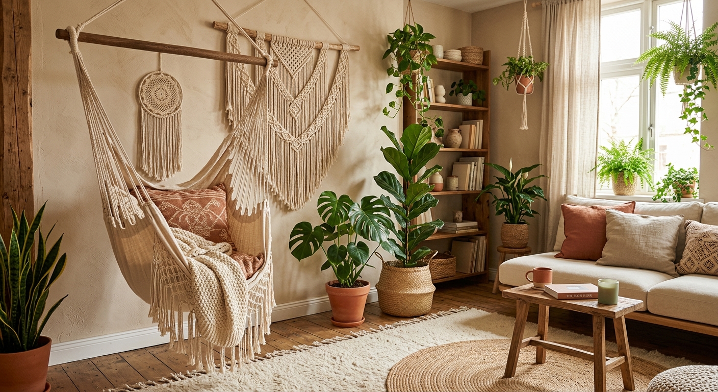 Styling a Bohemian Home: Layering Textures and Natural Materials