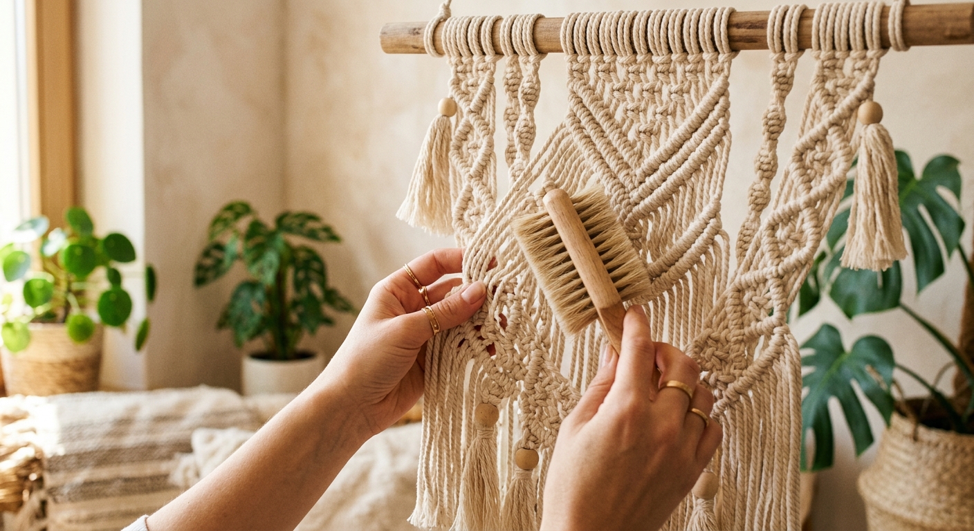 Caring for Macrame and Cotton Decor: Cleaning and Maintenance Guide